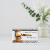 Auctioneer Services Visitenkarte (Stehend Vorderseite)