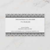 Auctioneer Services Visitenkarte (Rückseite)