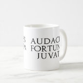 Audaces Fortuna Juvat Kaffeetasse (VorderseiteRechts)