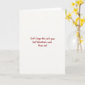 Audacious Minimalist Valentines Card Karte (Gelbe Blume)