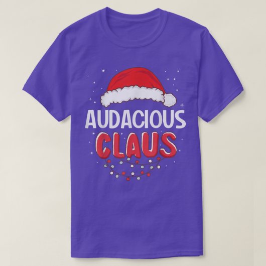 Audacious Weihnachtsmann Weihnachten Matching Kost T-Shirt (Design vorne)