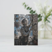 Audacity / Theaterarbeiter / Wohngebäude Postkarte (Stehend Vorderseite)
