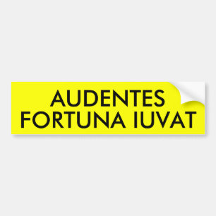 AUDENTES FORTUNA IUVAT AUTOAUFKLEBER