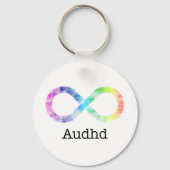 Audhd (adhd und autistisch) Schlüsselanhänger für (Vorderseite)