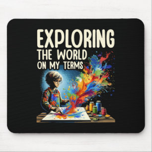 Audhd Autismus Adhd Autistic Spectrum Neurodiversi Mousepad