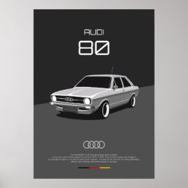Audi 80 B1 Poster