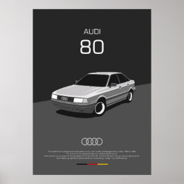 Audi 80 B3 Poster