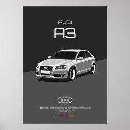 Audi A3 8P Poster