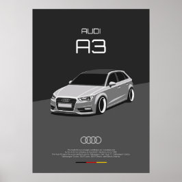 Audi A3 8V Poster