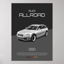 Audi A4 B8 Allroad Poster