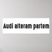 audi-Alternativpartem Poster (Vorne)
