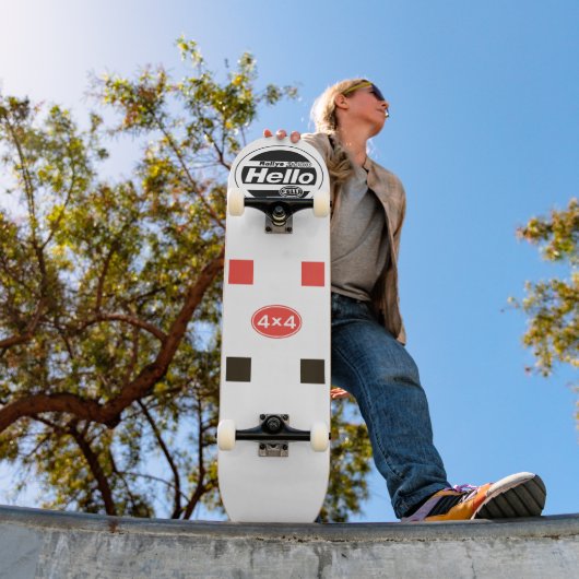 Audi Quattro Kundgebung Dekoration Skateboard (Außenbereich 1)