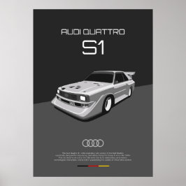 Audi Quattro S1 Poster
