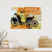 Audibert und Lavirotte Automobiles. Poster (Küche)