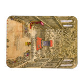 Audienzkapelle im Vatikan (Farbgravur) Magnet (Horizontal)