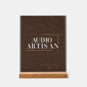 Audio Artisan Acrylschild (Vorderseite)