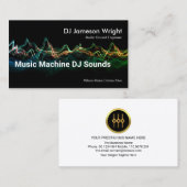 Audio-Audioingenieur mit elektrischer Lautstärke Visitenkarte (Vorne/Hinten)