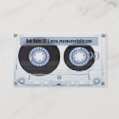 Audio Cassette DJ Business Card Visitenkarte (Vorderseite)