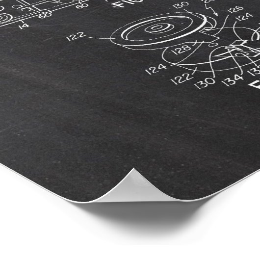 Audio-Cassette-Patent Poster (Ecke)