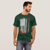 Audio Engineer American Flag USA Design for Fans T-Shirt (Vorne ganz)