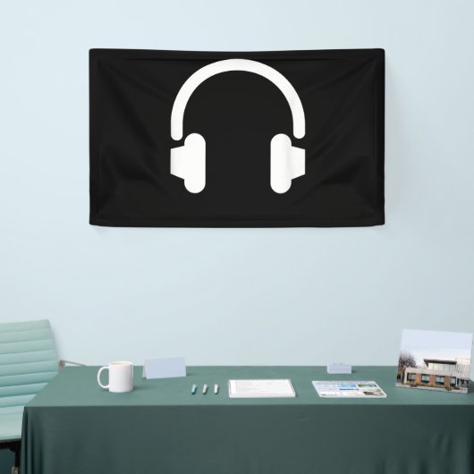 Audio Engineer Audiophile DJ Music Lover Headphone Banner (Messeveranstaltung)