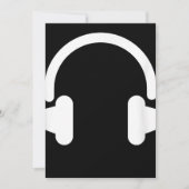 Audio Engineer Audiophile DJ Music Lover Headphone Dankeskarte (Vorderseite)