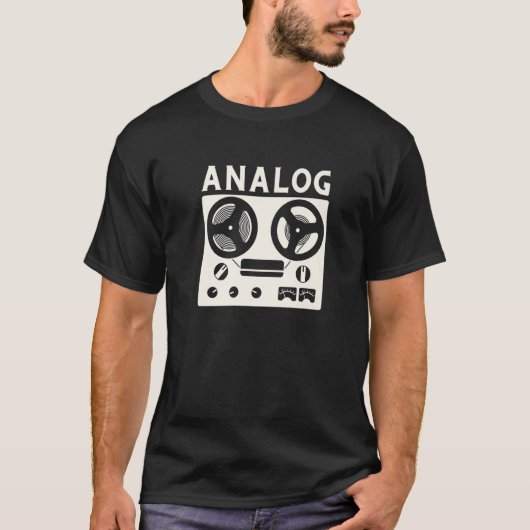 Audio Engineer Beatmaker und Soundguy Analogband T-Shirt (Vorderseite)