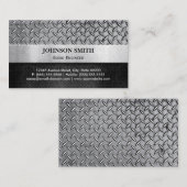 Audio Engineer - Diamant-Metallplatte Visitenkarte (Vorne/Hinten)