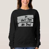Audio Engineer Gaff Tape Bühne Back Tech Crew Sweatshirt (Vorderseite)