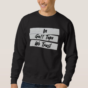 Audio Engineer Gaff Tape Bühne Back Tech Crew Sweatshirt