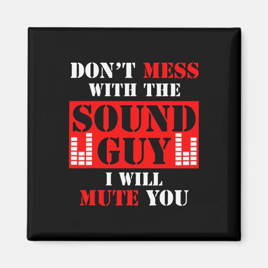 Audio-Engineer Mass nicht mit dem Sound-Typ, den i Magnet (Vorne)
