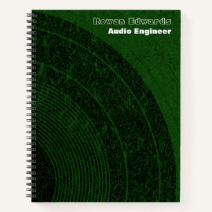 Audio Engineer Spiral Notebook Notizblock