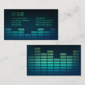 Audio-EQ/des Mischer-/DJ Visitenkarte (Vorne/Hinten)