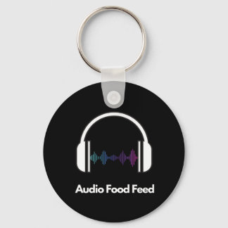 Audio Food Feed  Schlüsselanhänger