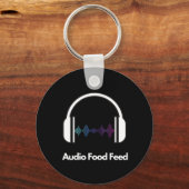 Audio Food Feed  Schlüsselanhänger (Vorderseite)