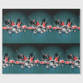 Audio für Lautsprecher Geschenkpapier (Flach)