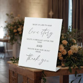 Audio-Gästebuch-Hochzeitstisch-Schild  Sockelschild