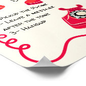 Audio-Gästebuch-Symbol Poster (Ecke)