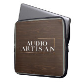 Audio-Handwerker Laptopschutzhülle (Vorderseite Links)