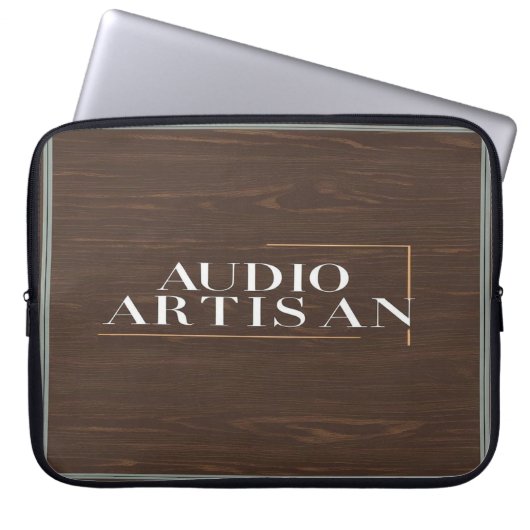 Audio-Handwerker Laptopschutzhülle (Vorderseite)
