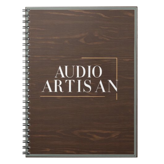 Audio-Handwerker Notizblock (Vorderseite)