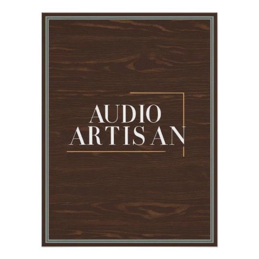 Audio-Handwerker Poster (Vorderseite)