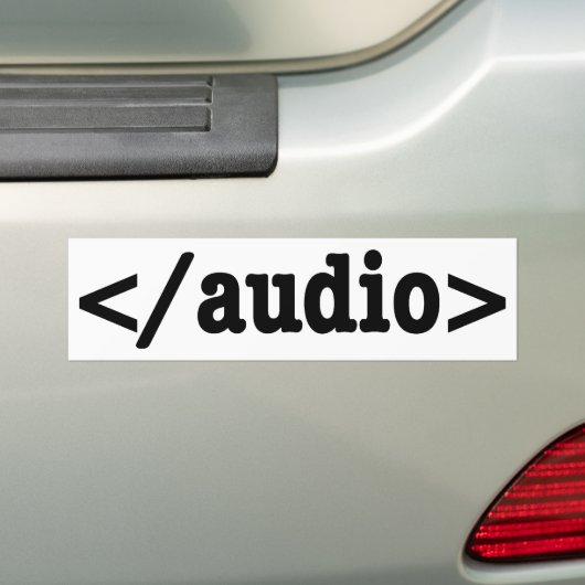 Audio-HTML5-Code beenden Autoaufkleber (Auf Auto)