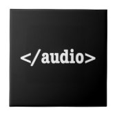 Audio-HTML5-Code beenden Fliese (Vorderseite)