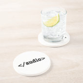 Audio-HTML5-Code beenden Getränkeuntersetzer (Seite)