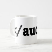 Audio-HTML5-Code beenden Kaffeetasse (Vorderseite Links)