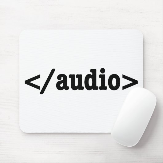 Audio-HTML5-Code beenden Mousepad (Mit Mouse)