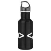 Audio-HTML5-Code beenden Trinkflasche (Rückseite)