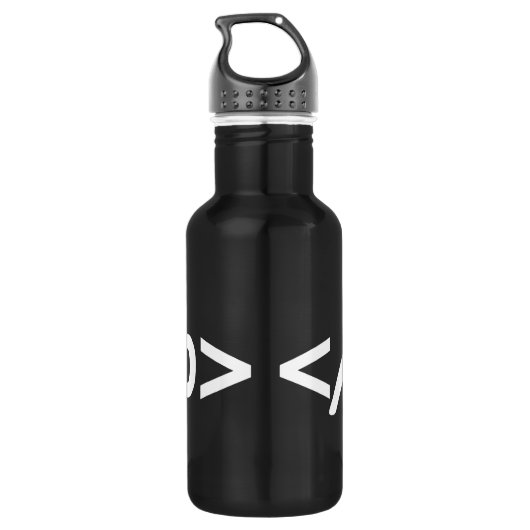 Audio-HTML5-Code beenden Trinkflasche (Rückseite)