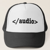 Audio-HTML5-Code beenden Truckerkappe (Vorderseite)